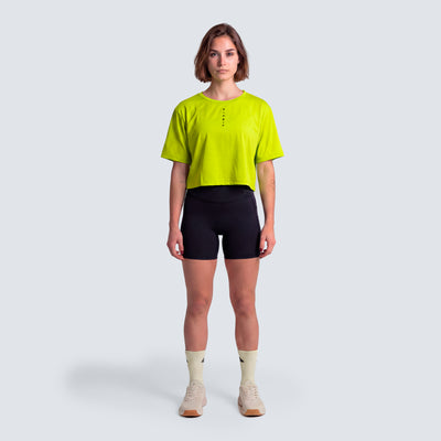 Camiseta Crop Performance Mujer SS26