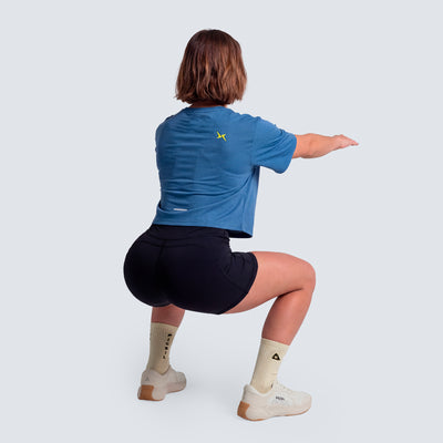 Camiseta Crop Performance Mujer SS26