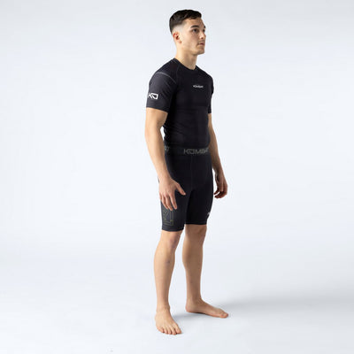 Camiseta rashguard manga corta KOMBAT Kobalt para hombre